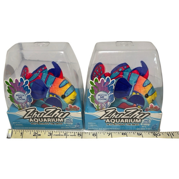 Zhu Zhu Aquarium Colorful Pet Mandarin Fish Toy- Talulla New & Sealed Lot of 2 - Picture 5 of 5